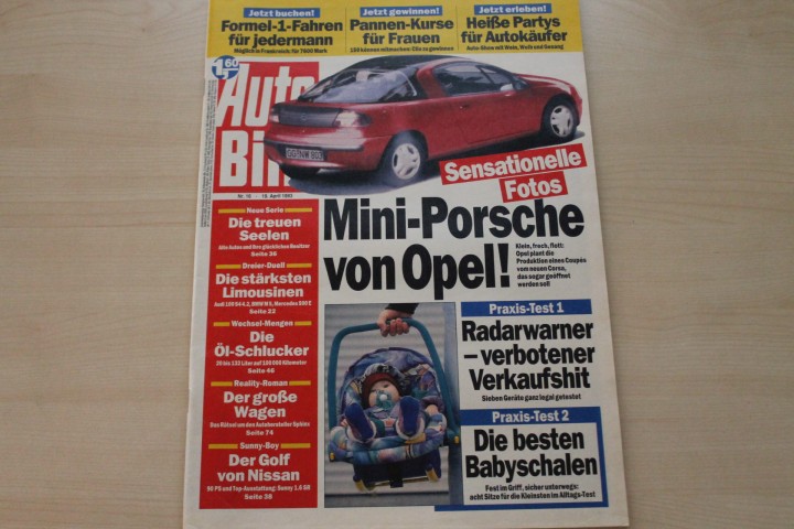 Deckblatt Auto Bild (16/1993)
